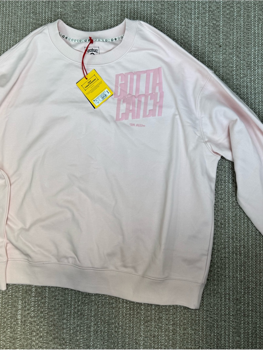 Pokemon X Target Pink Graphic Crewneck Sweatshirt - Gotta Catch